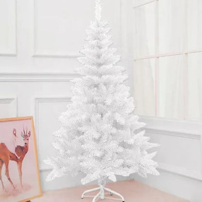 Árvore De Natal Branca Grande 150cm 250 Galhos + Pisca Pisca