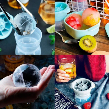 Forma Gelo Esfera Bola Redonda Grande Gigante Whisky Drinks