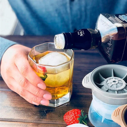 Forma Gelo Esfera Bola Redonda Grande Gigante Whisky Drinks