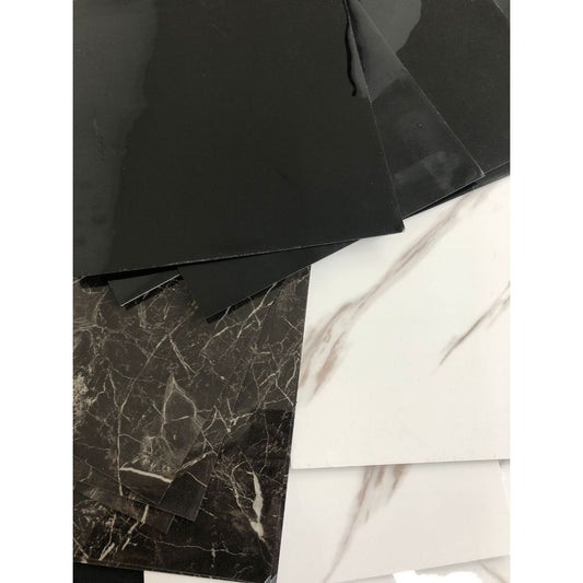 20 Placas Adesiva Parede Piso Painel Vinílico Mármore 30x30 Decoração Sala Quarto Banheiro Prático
