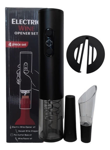 Abridor De Vinho Automático À Bateria Recarregável Usb Top