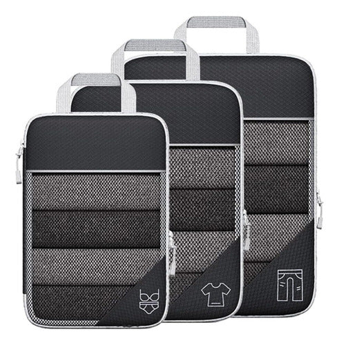 Bolsas De Compressão Para Organizadores De Embalagens 3peças