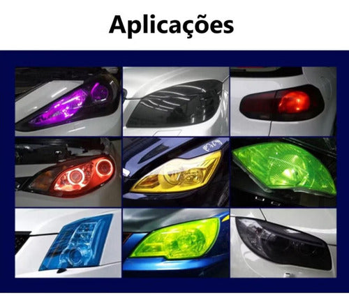 Película Automotiva Farol Lanterna Proteção E Antirisco 2mt