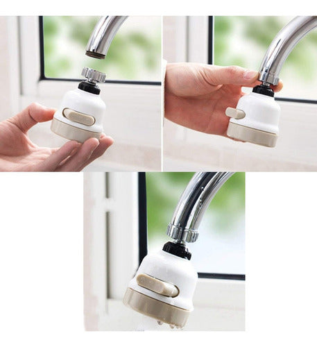 Bico Prolongador Torneira Pia Cozinha Flexivel Ponteira 360